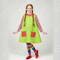 Костюм Пеппи длинный чулок, габардин