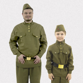 Гимнастерка Мужская, хаки